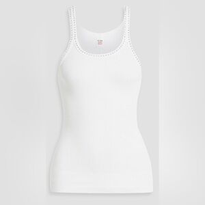 Re/Done x Hanes Crystal Embellished Tank